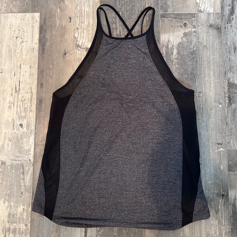 lululemon athletica Charcoal and Black Tank Top